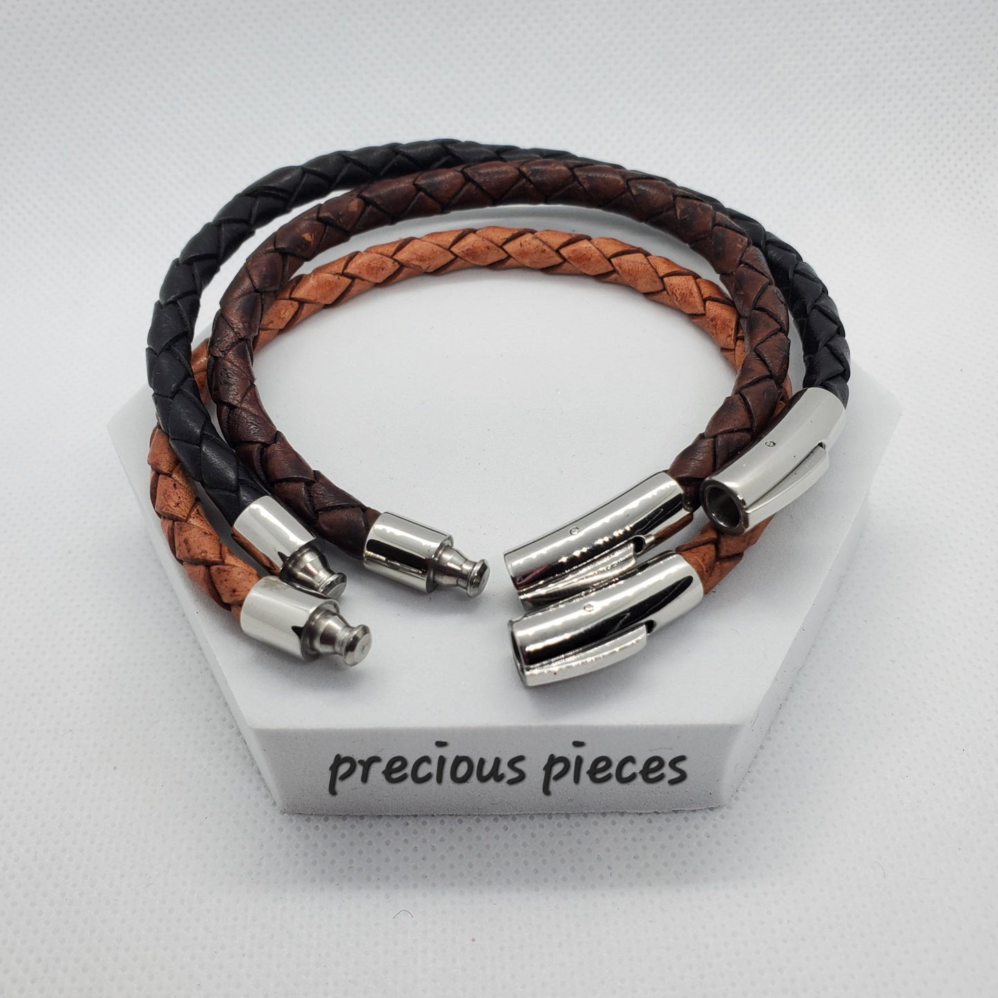 Men's Leather Rope Bracelet