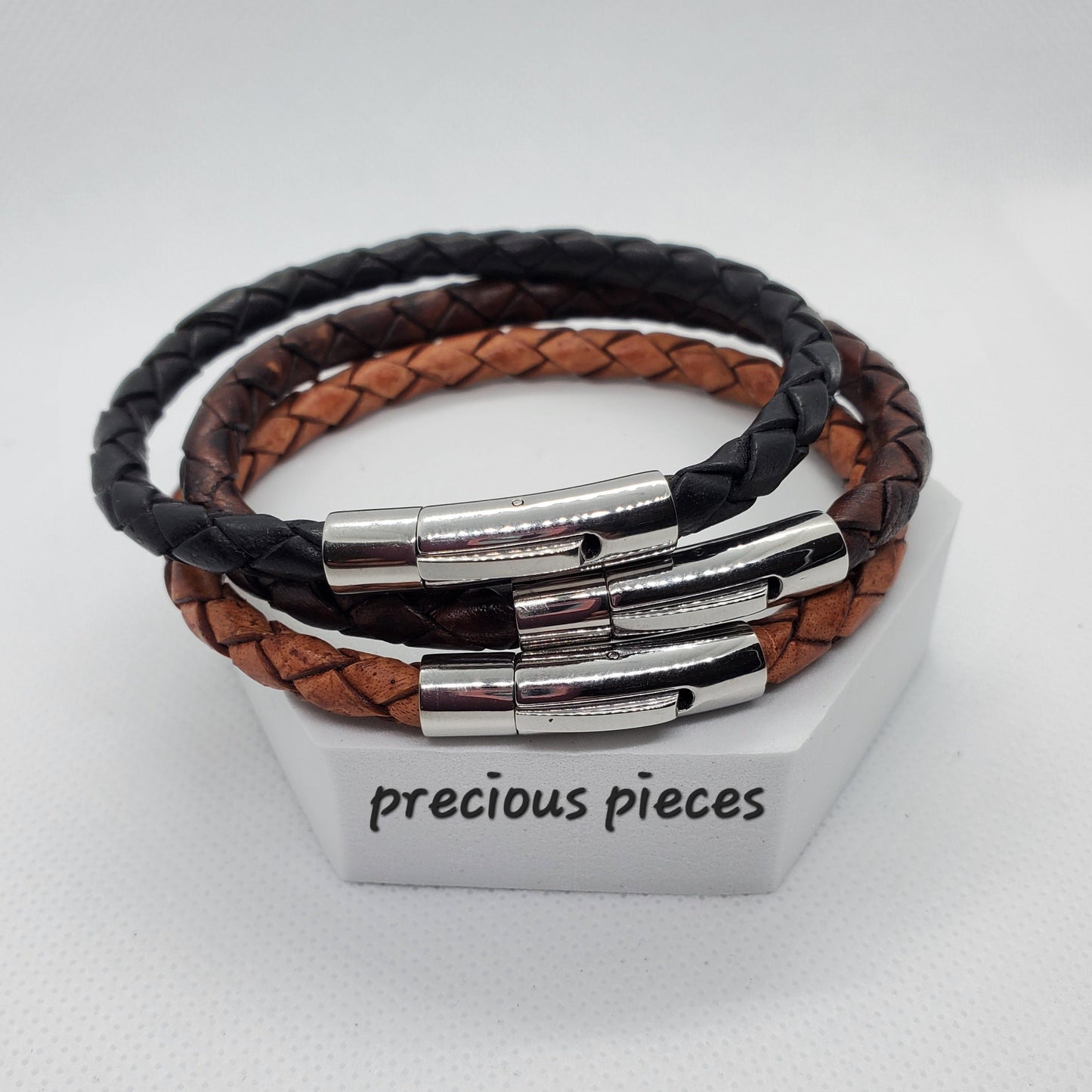 Men's Leather Rope Bracelet