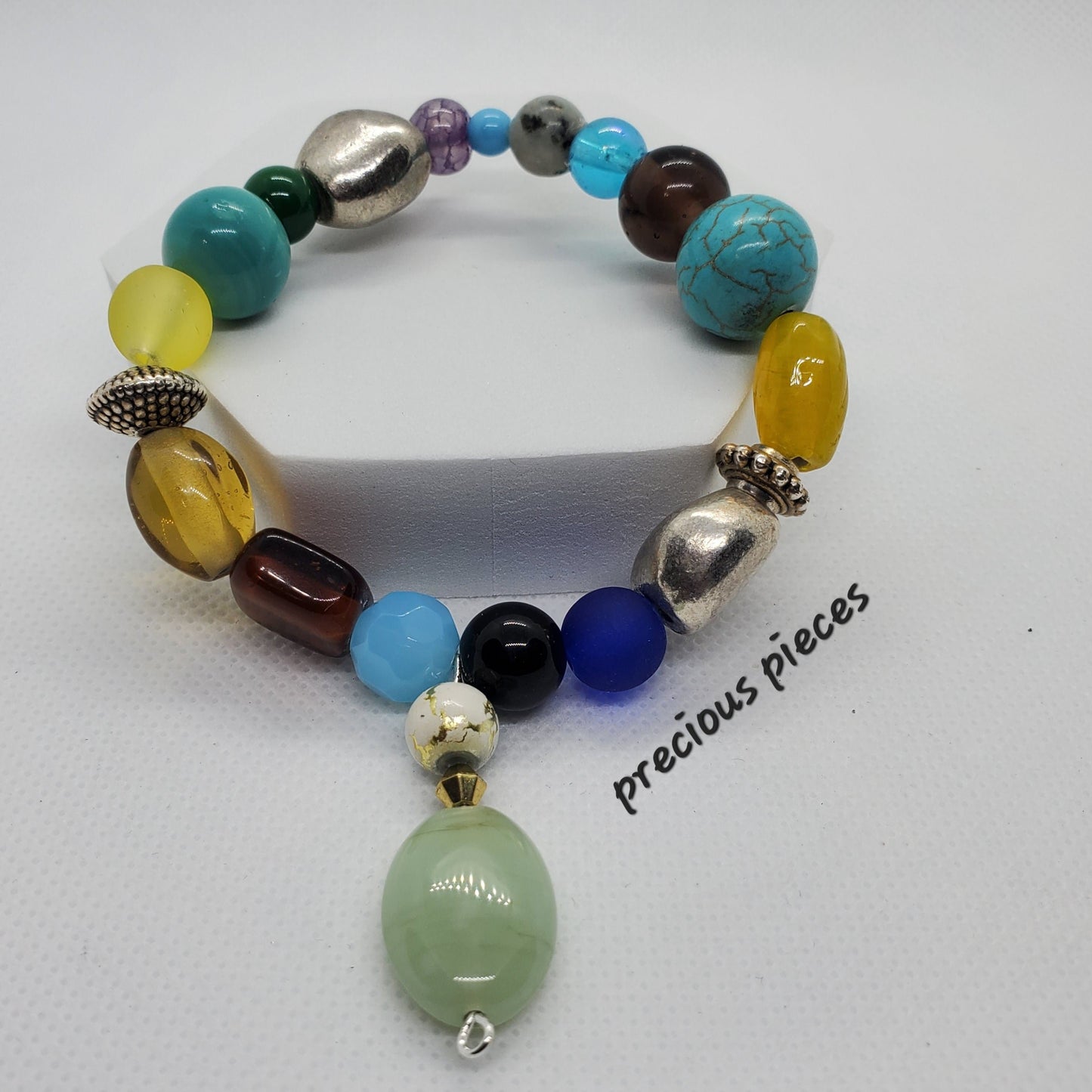 One of A Kind Pistachio Bracelet