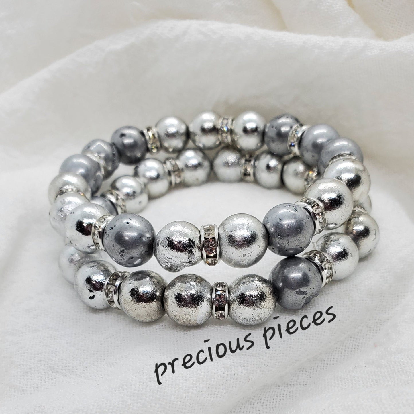 Silver Genuine Stone Bracelets