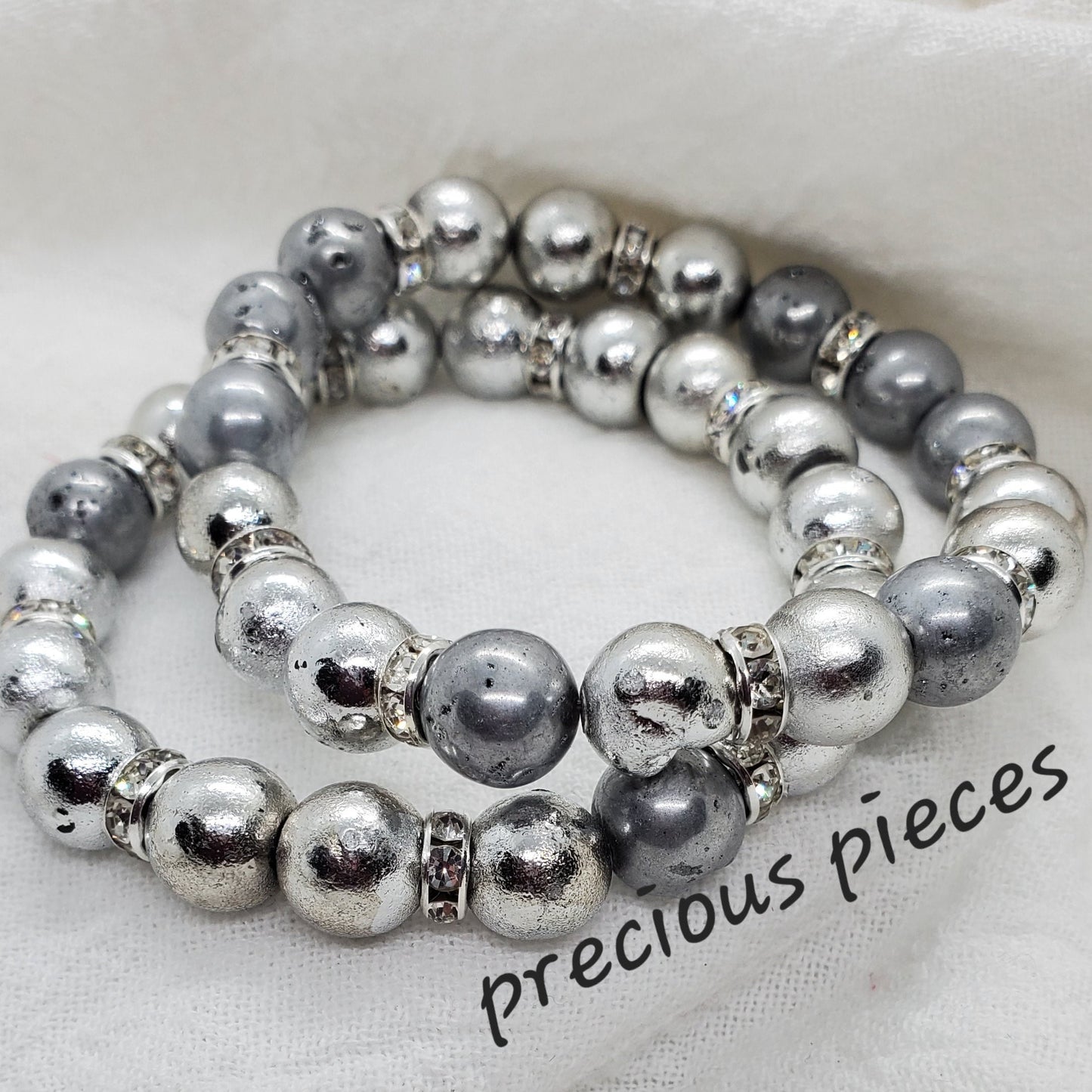 Silver Genuine Stone Bracelets