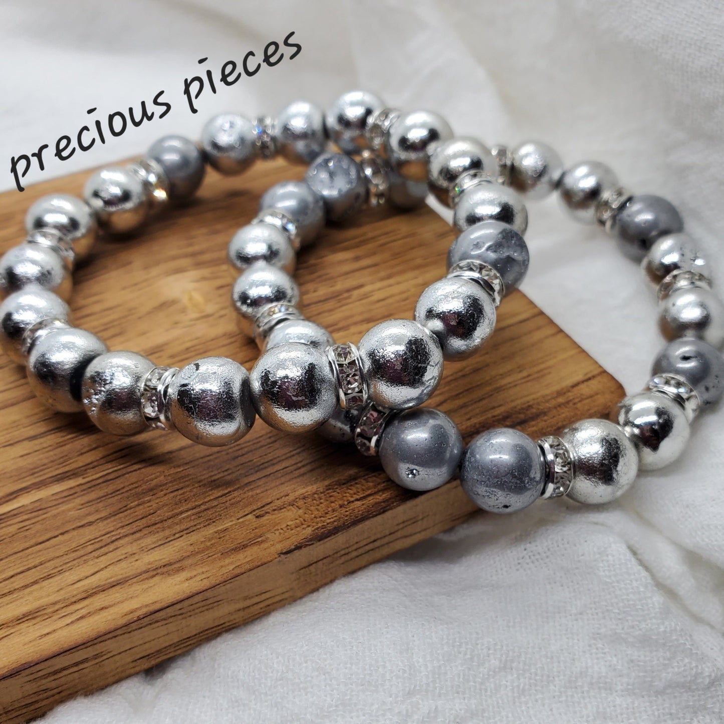 Silver Genuine Stone Bracelets