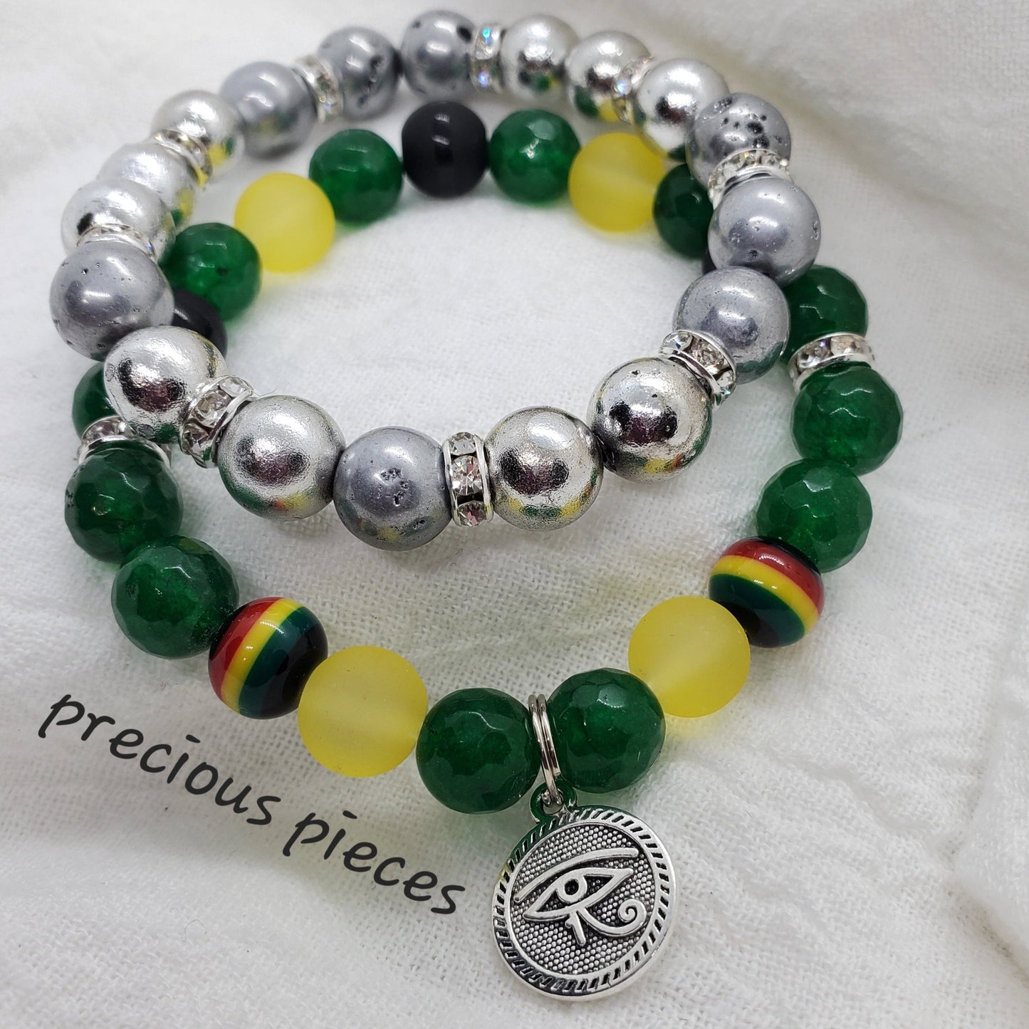 Silver Genuine Stone Bracelets