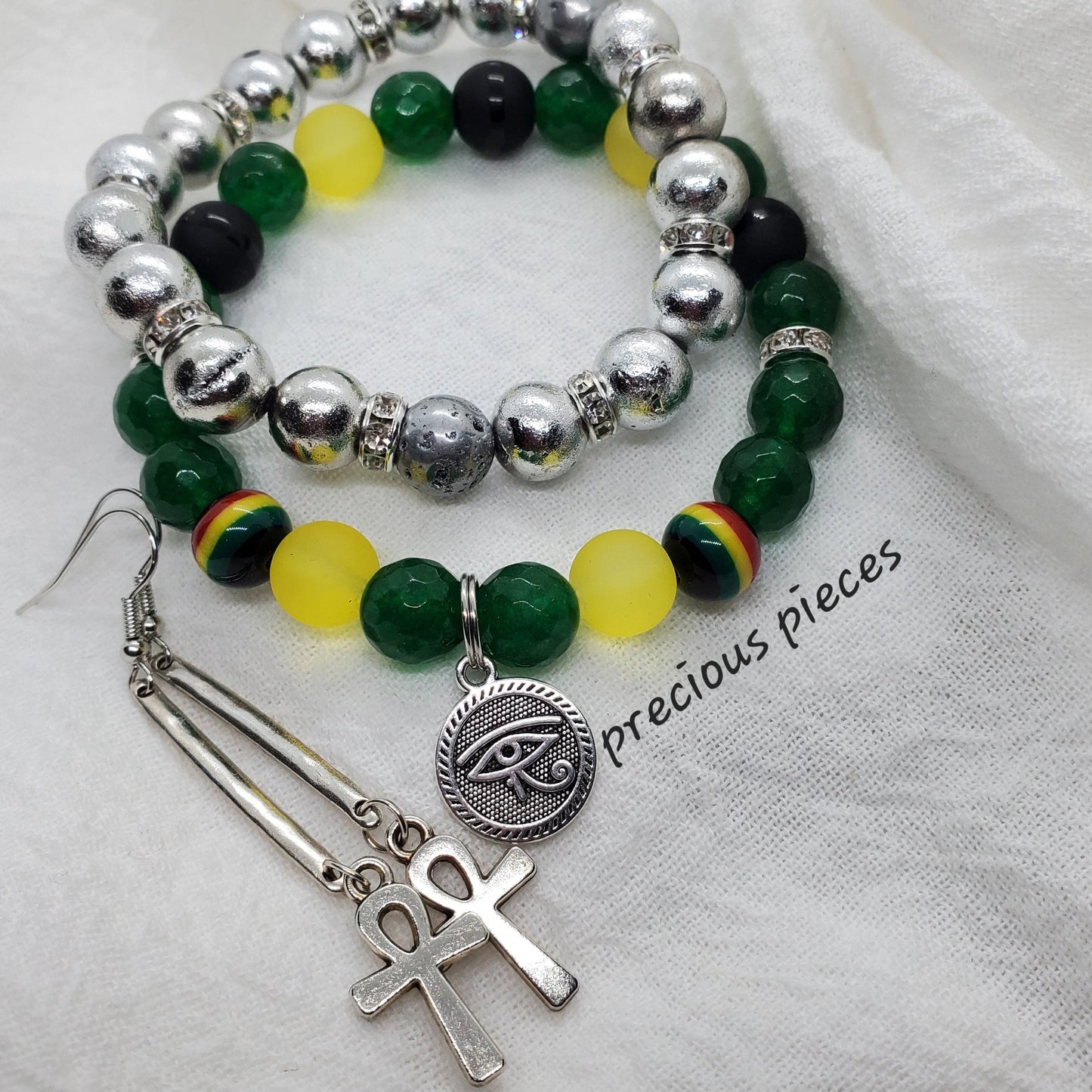 Silver Genuine Stone Bracelets