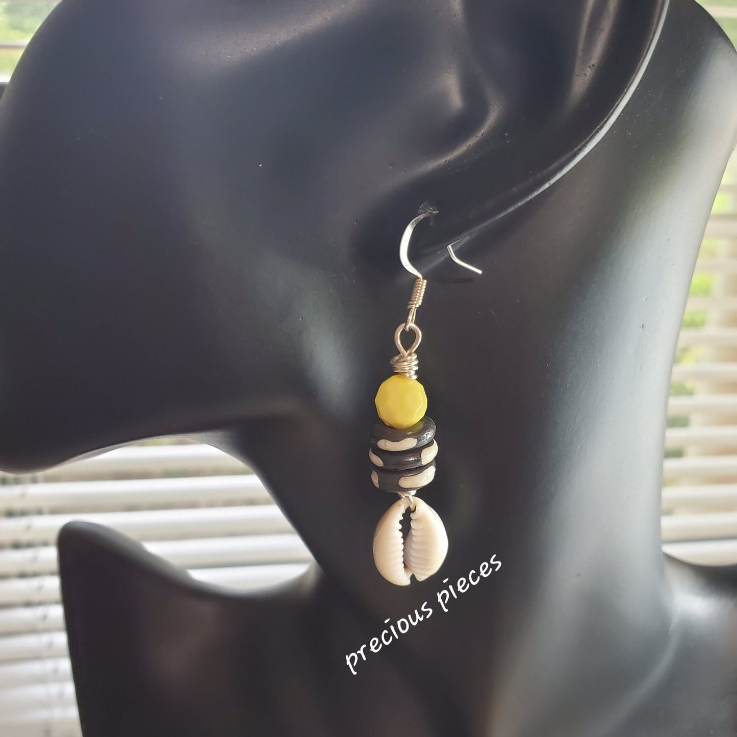 Cowrie Shell Earrings (Click picture for more colors)