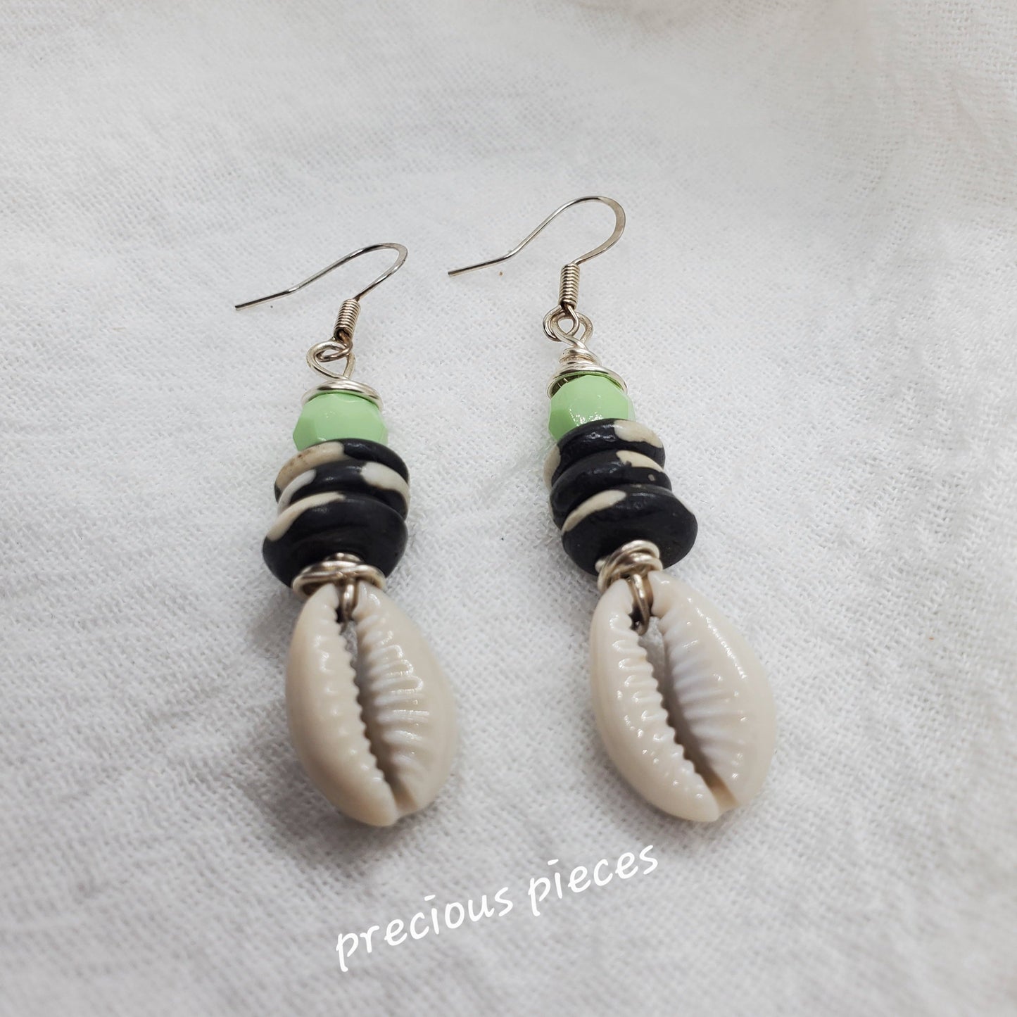 Cowrie Shell Earrings (Click picture for more colors)