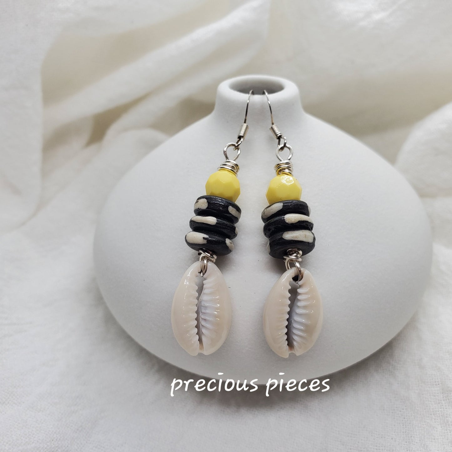Cowrie Shell Earrings (Click picture for more colors)
