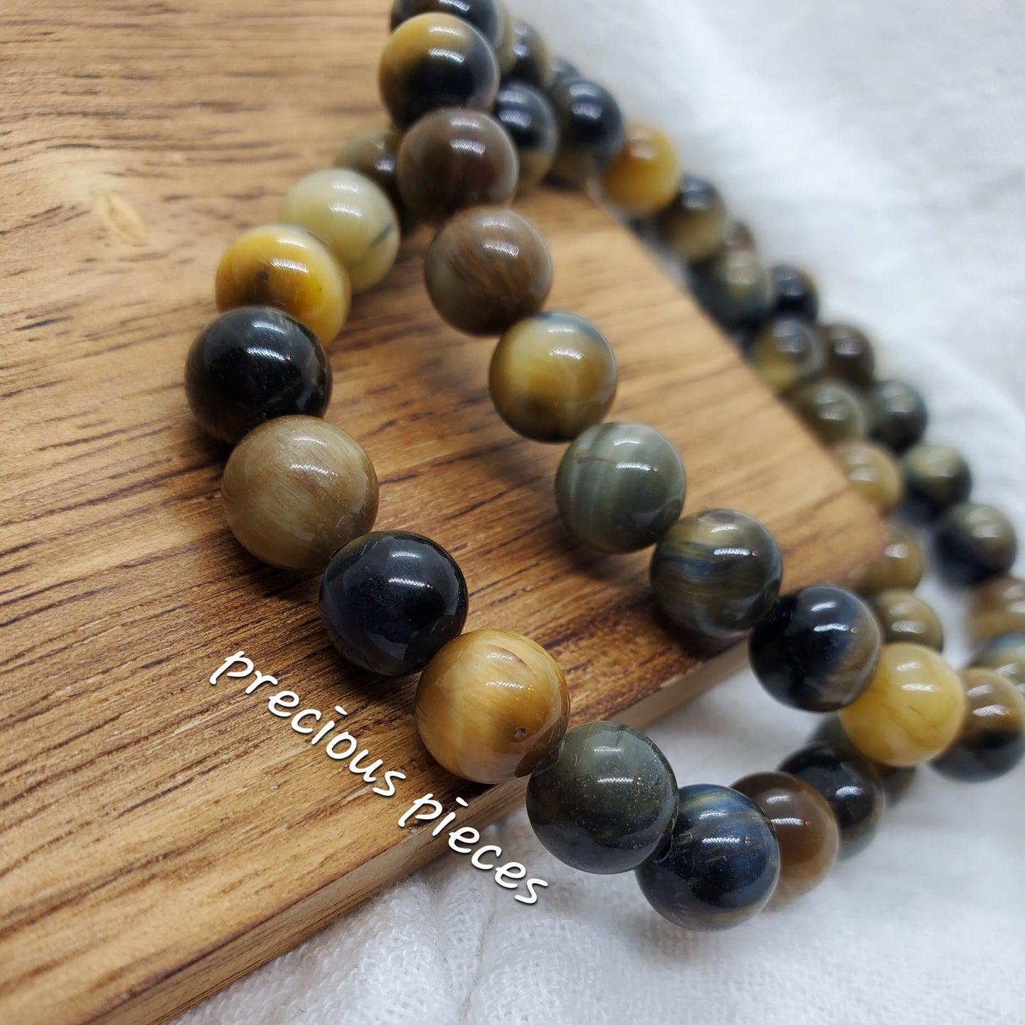 Men's Tiger Eye Beaded Bracelets