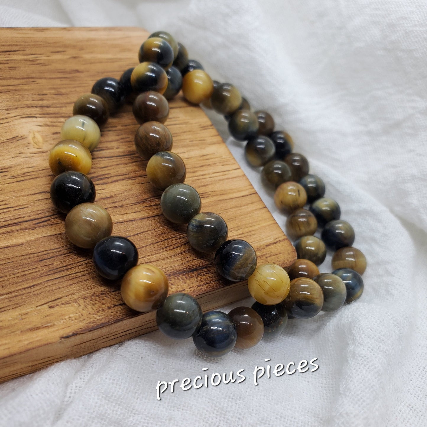 Men's Tiger Eye Beaded Bracelets