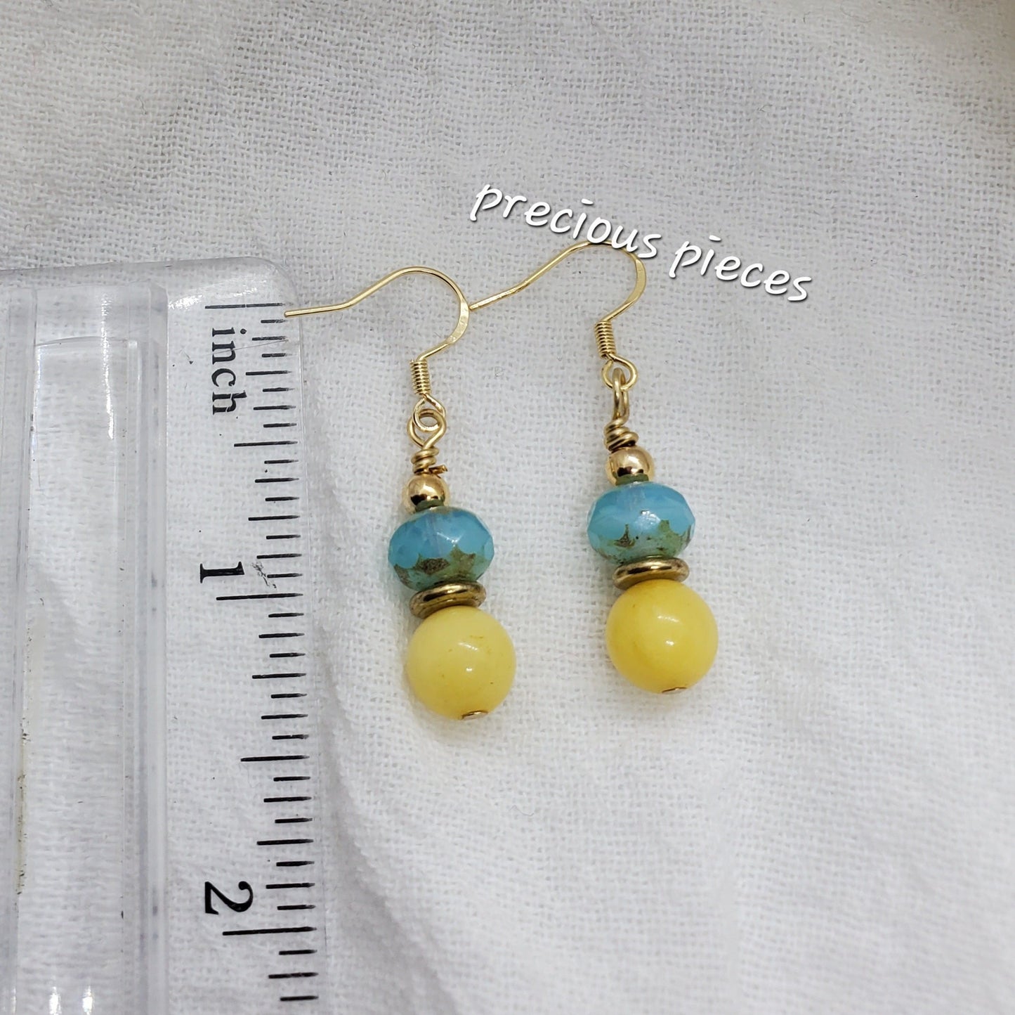 Yellow Bohemian Earrings
