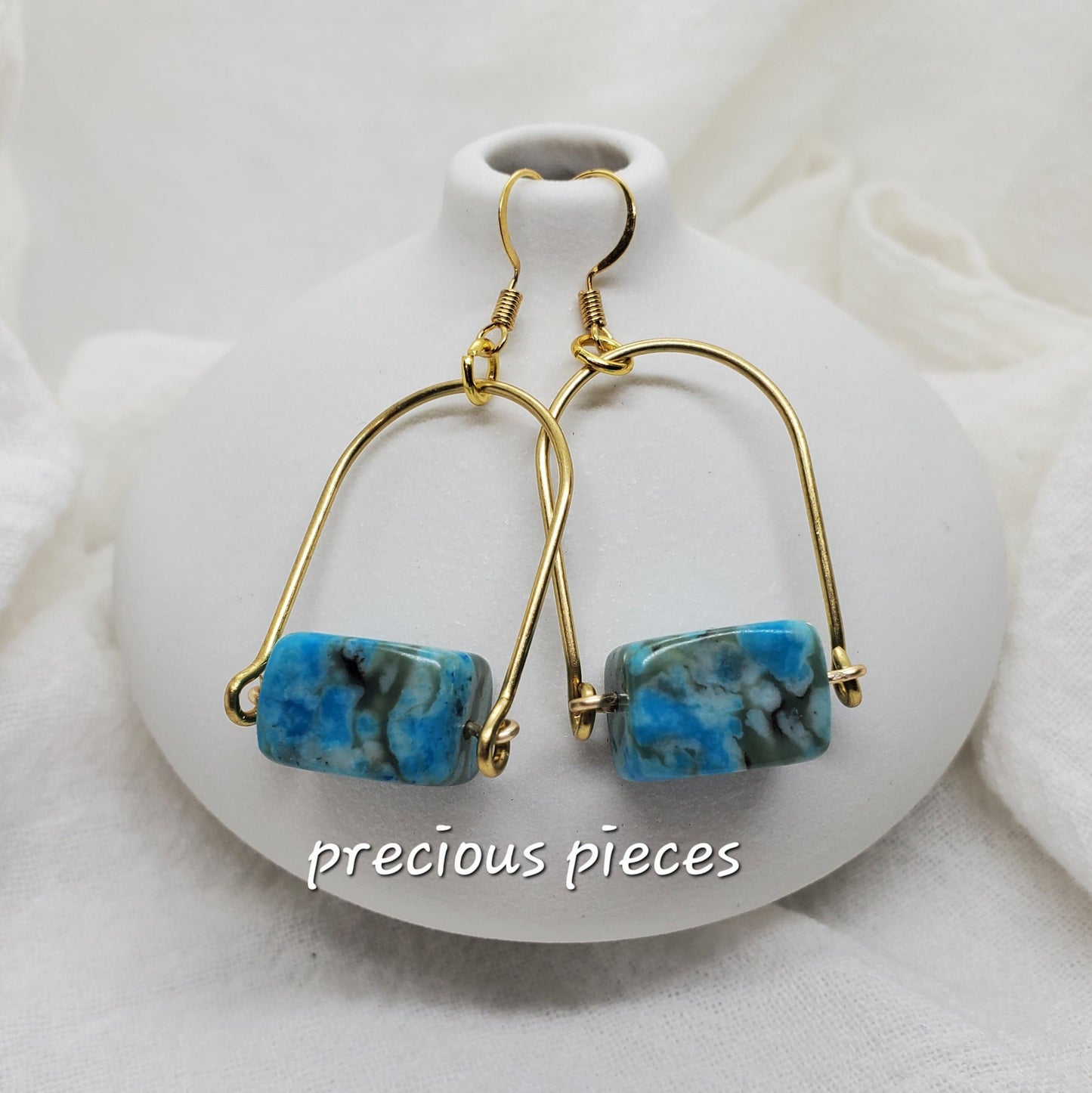 Turquoise Jasper Earrings