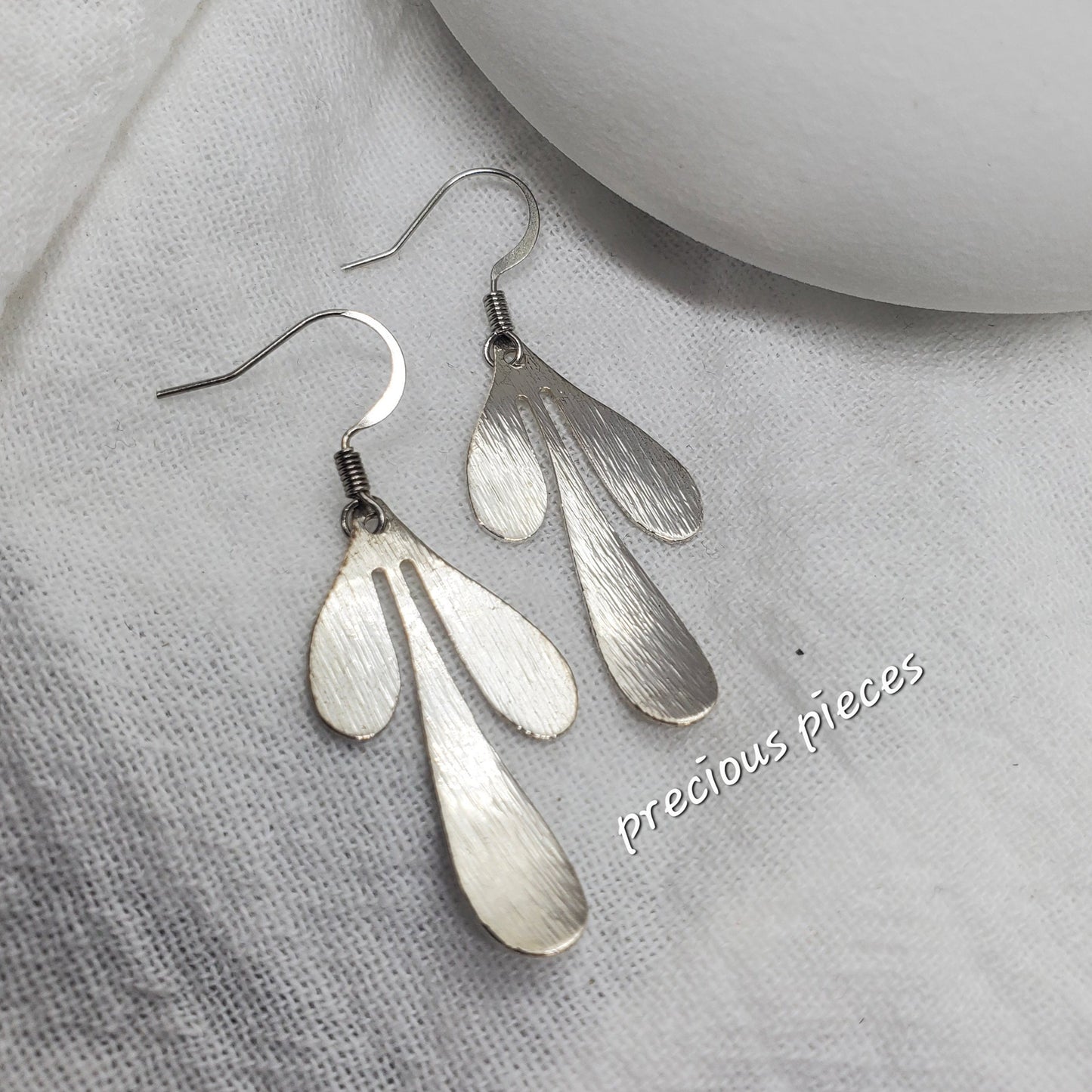 Silver Leaf Earrings
