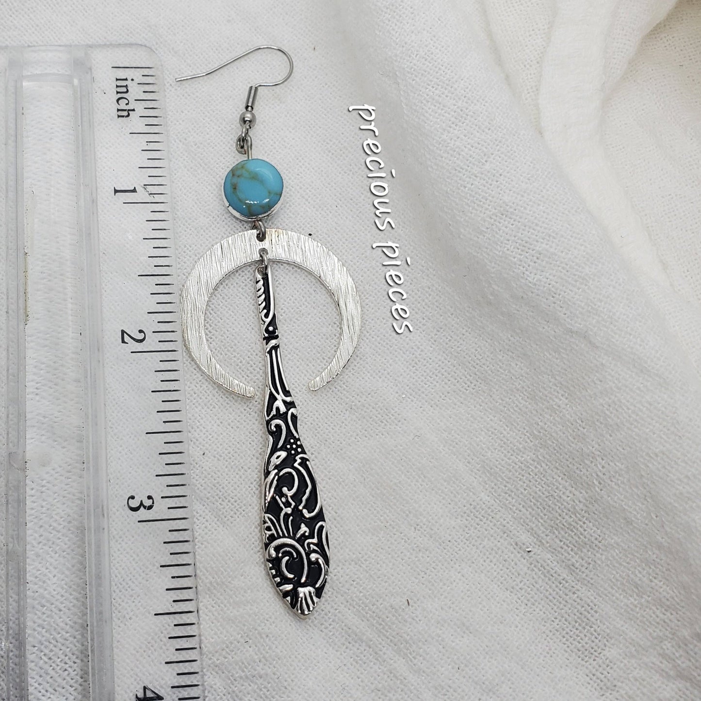 Spoon Handle Dangle Earrings