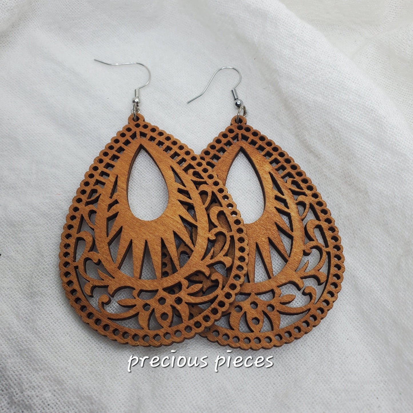 Tear Drop Wood Earrings (Click picture for more options)