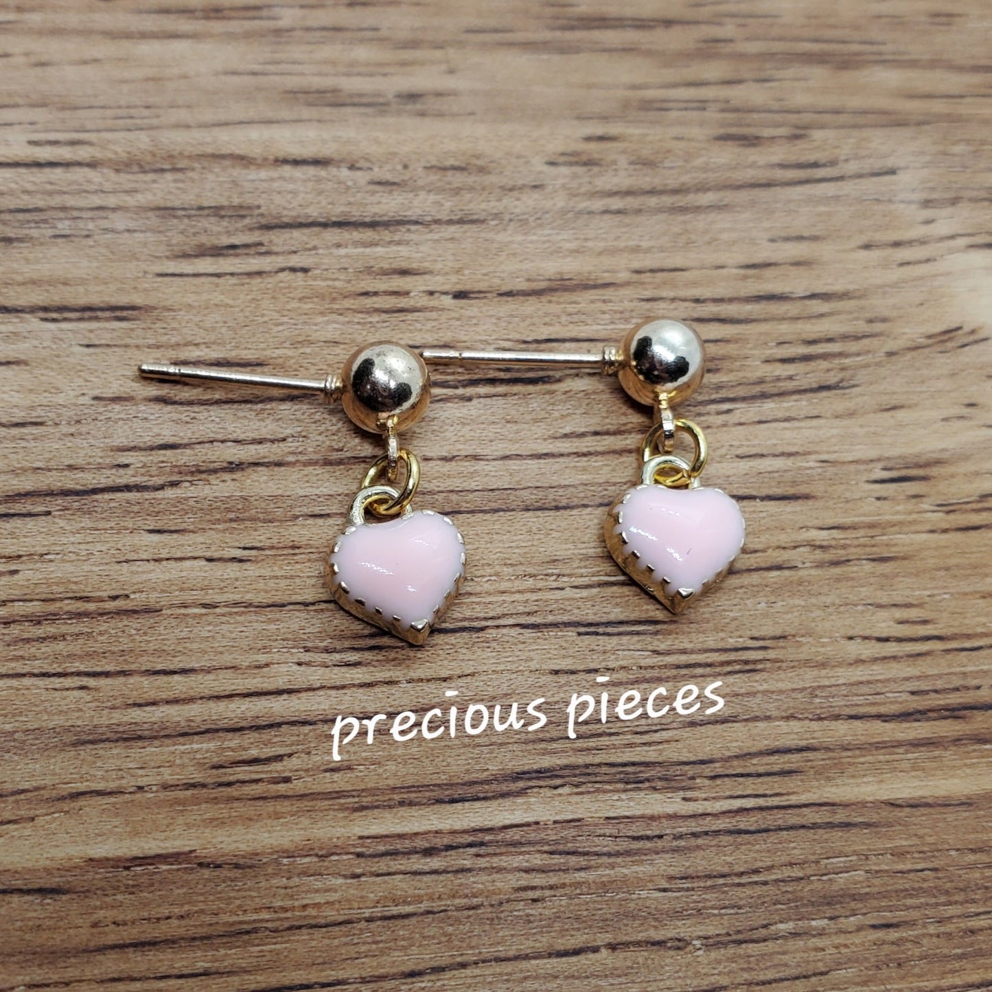 Kid's Tiny Heart Earrings (click for more colors)