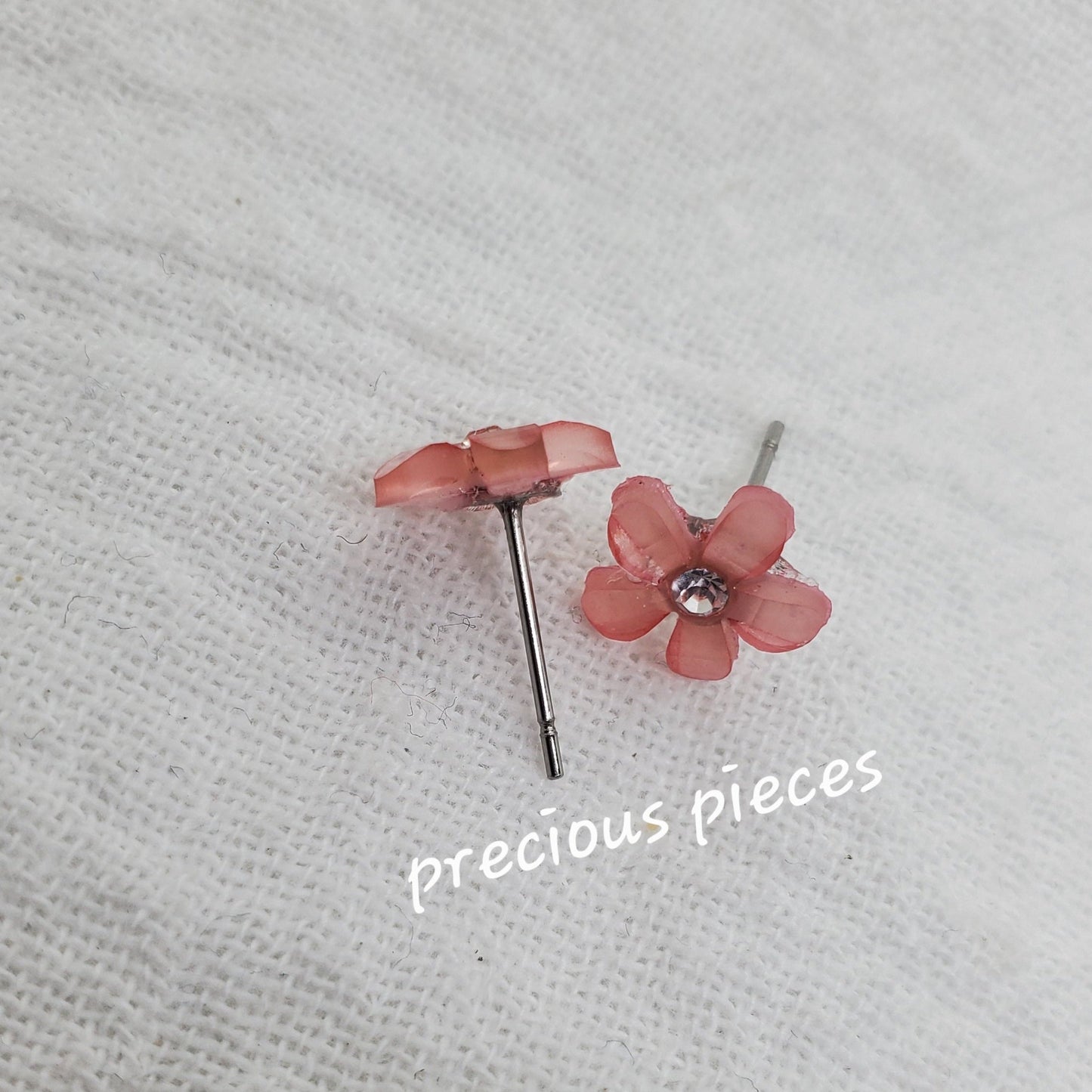 Kid's Sparkle Flower Earrings (click for more colors)