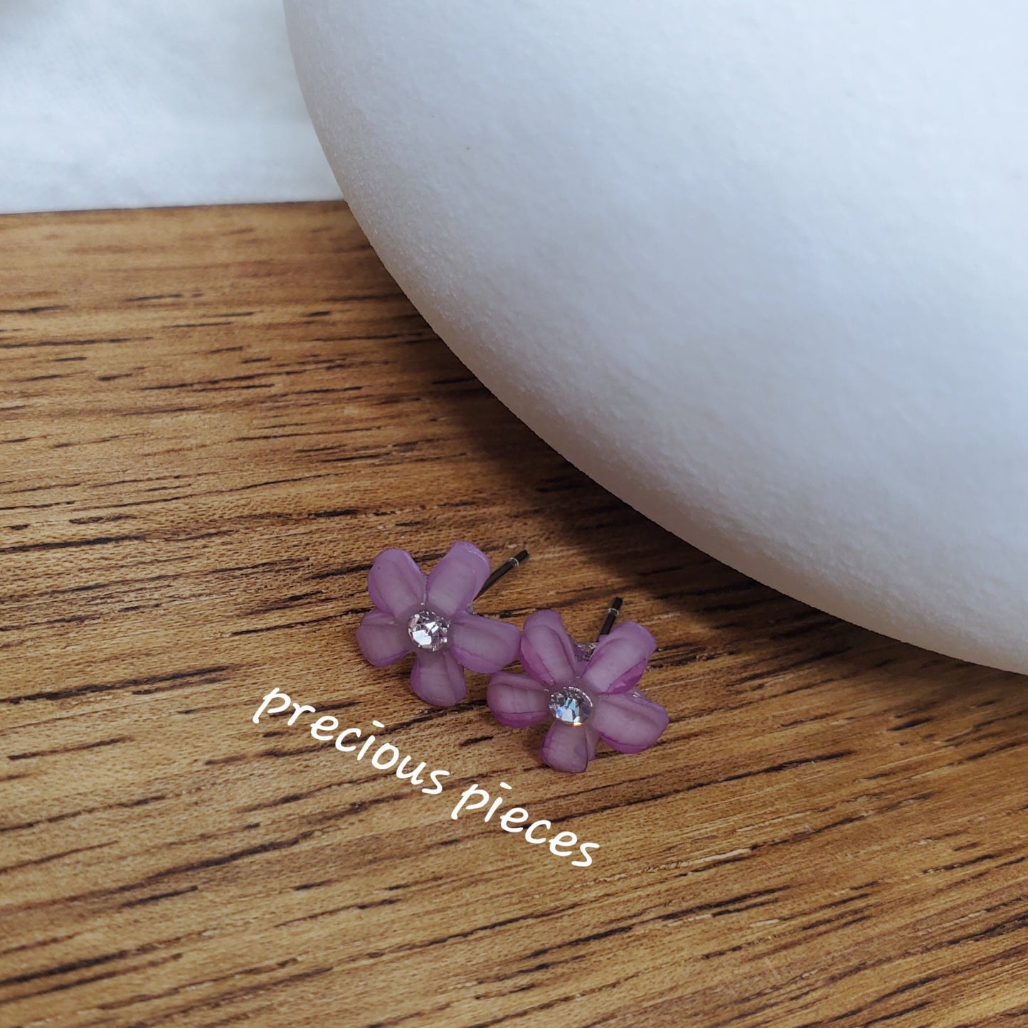 Kid's Sparkle Flower Earrings (click for more colors)