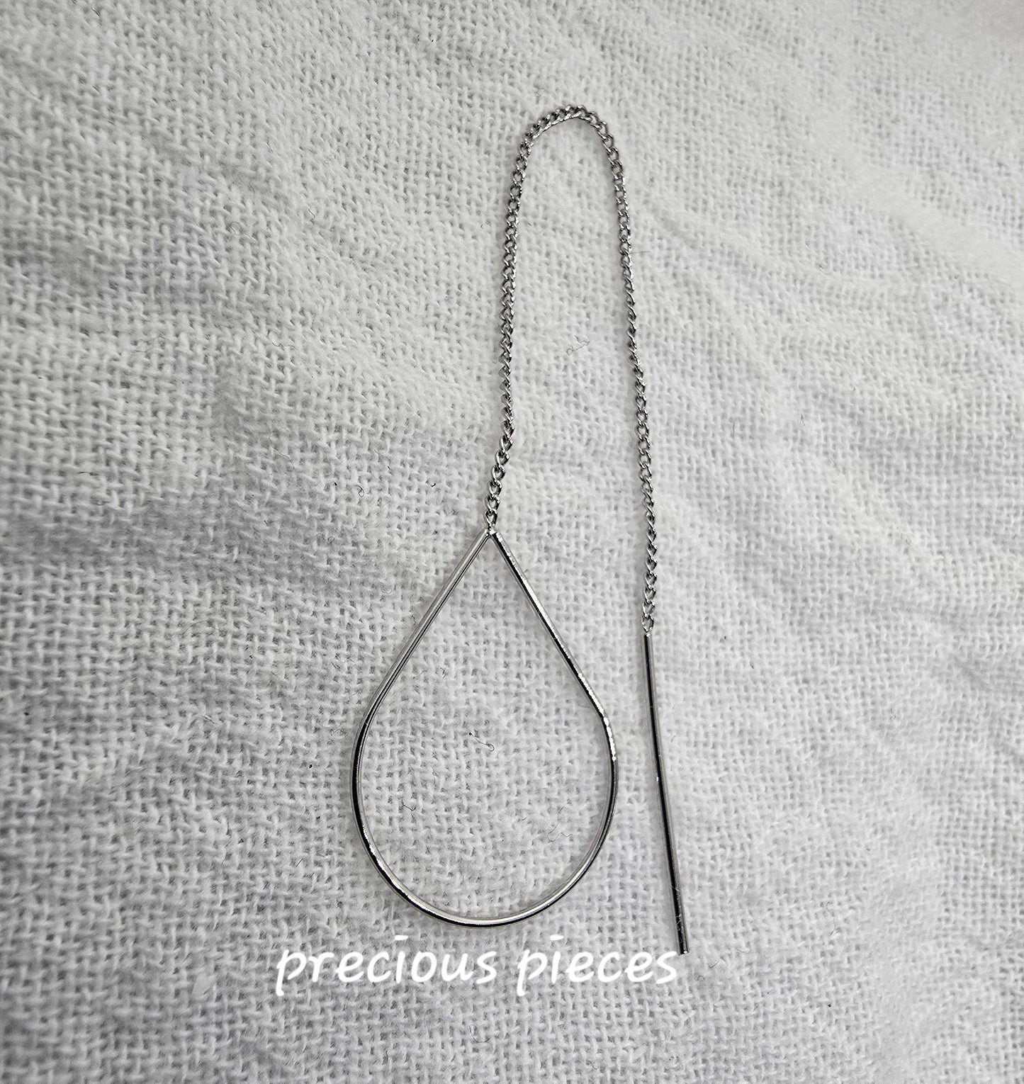 Teardrop Threader Earrings (click for more options)