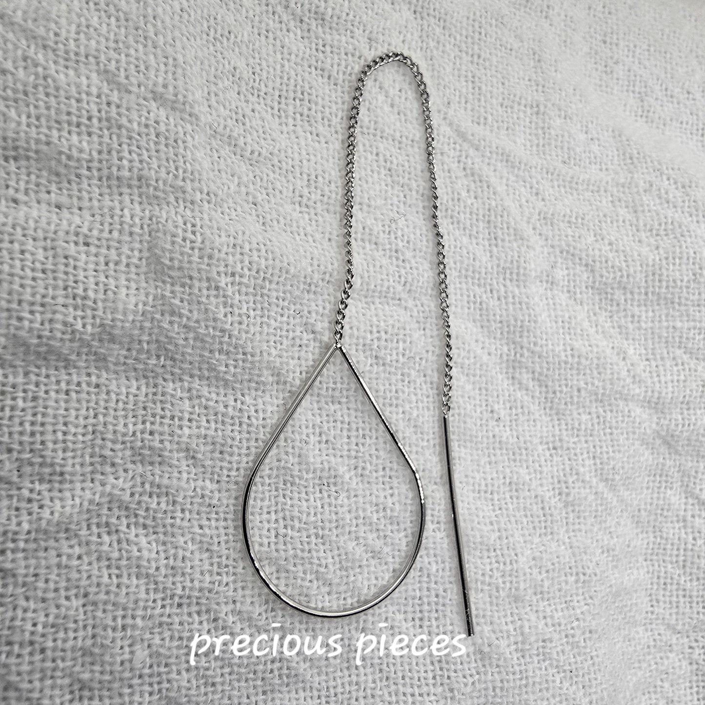 Teardrop Threader Earrings (click for more options)
