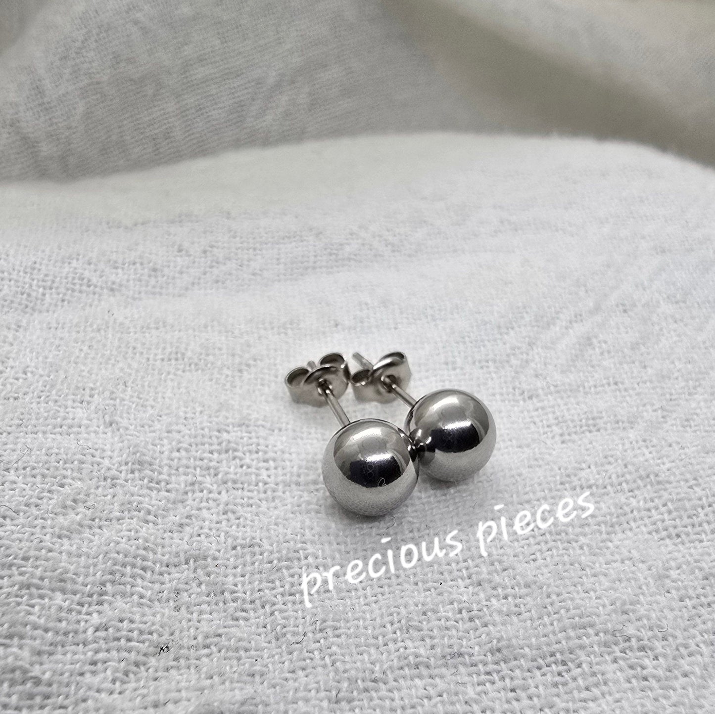 Ball Stud Earrings