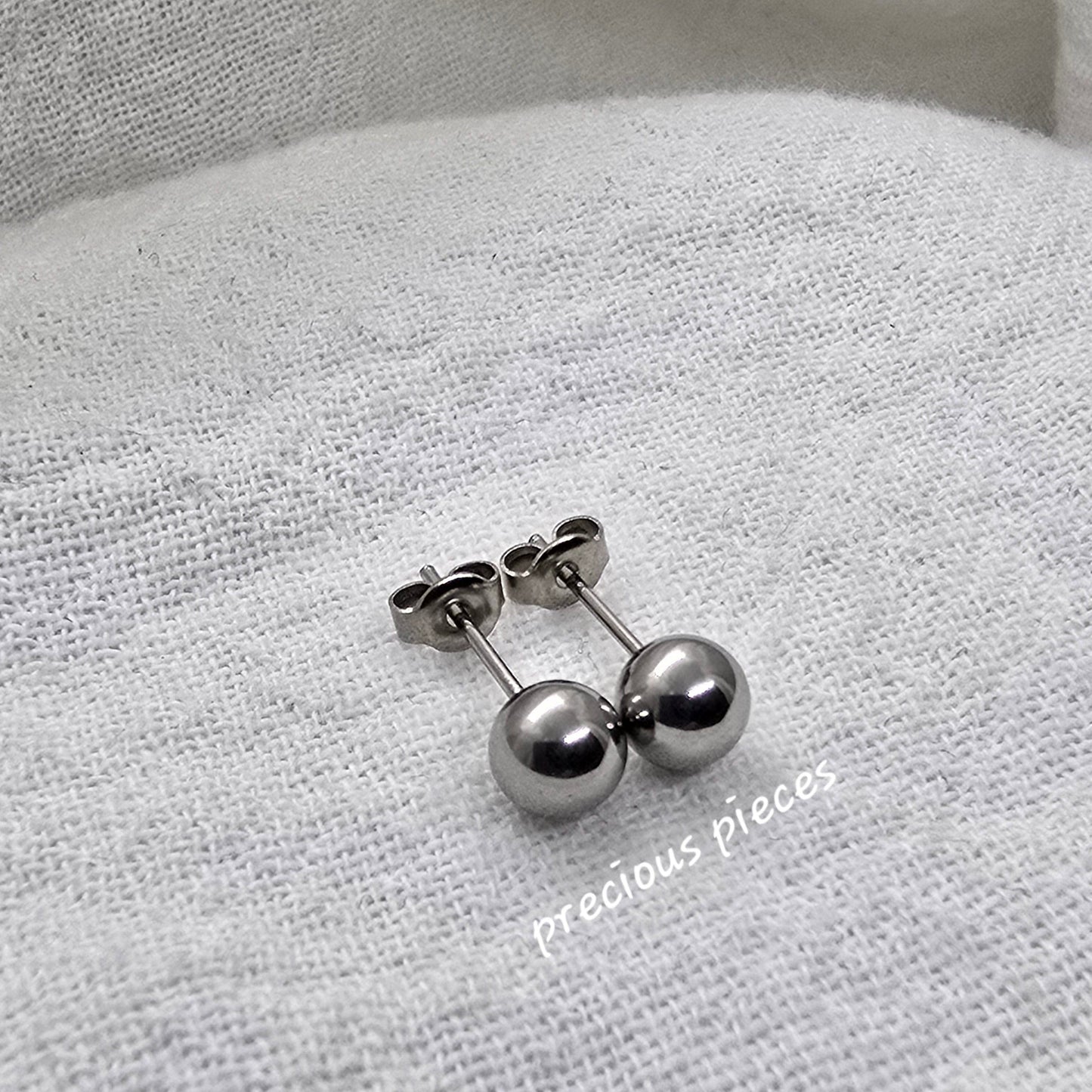 Ball Stud Earrings