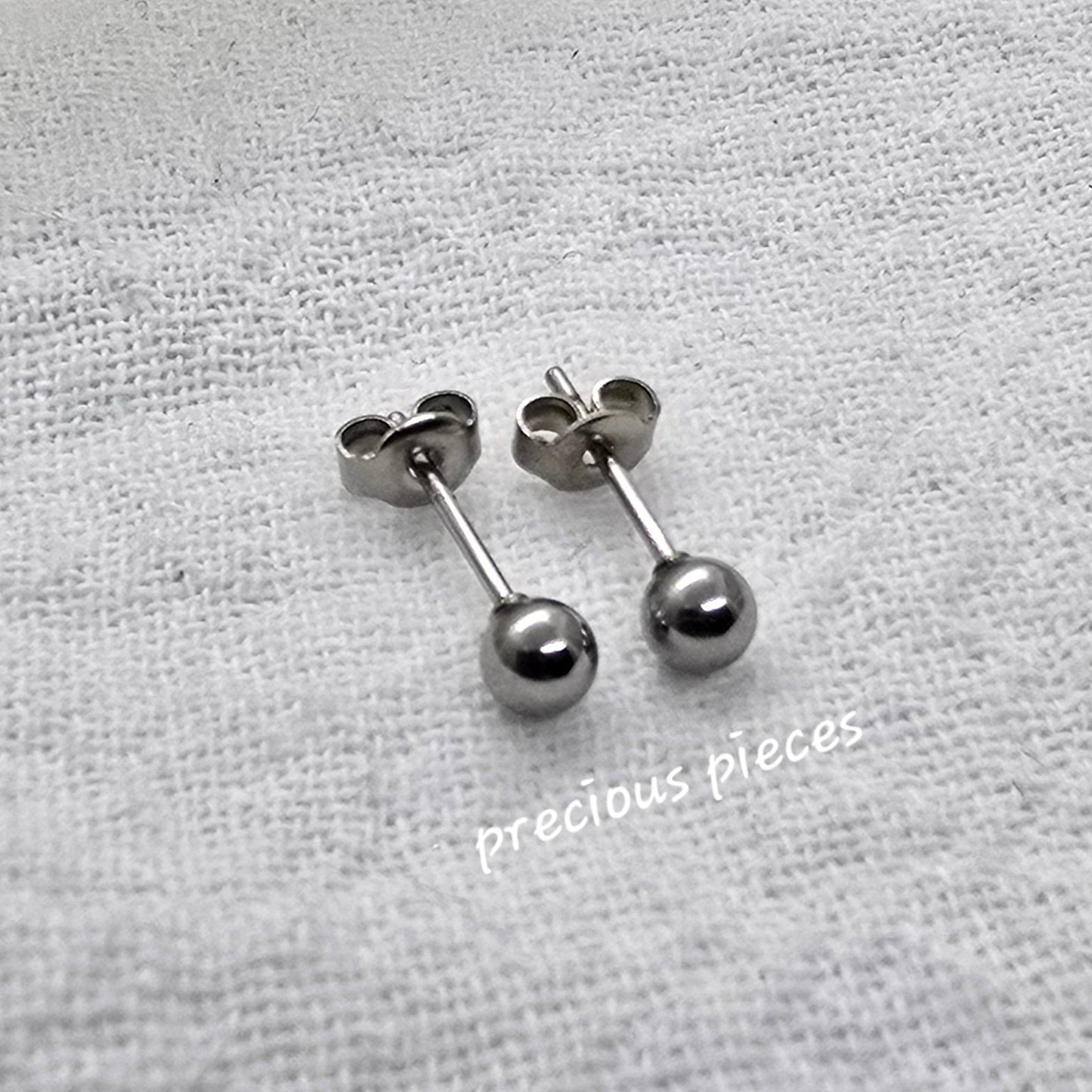 Ball Stud Earrings