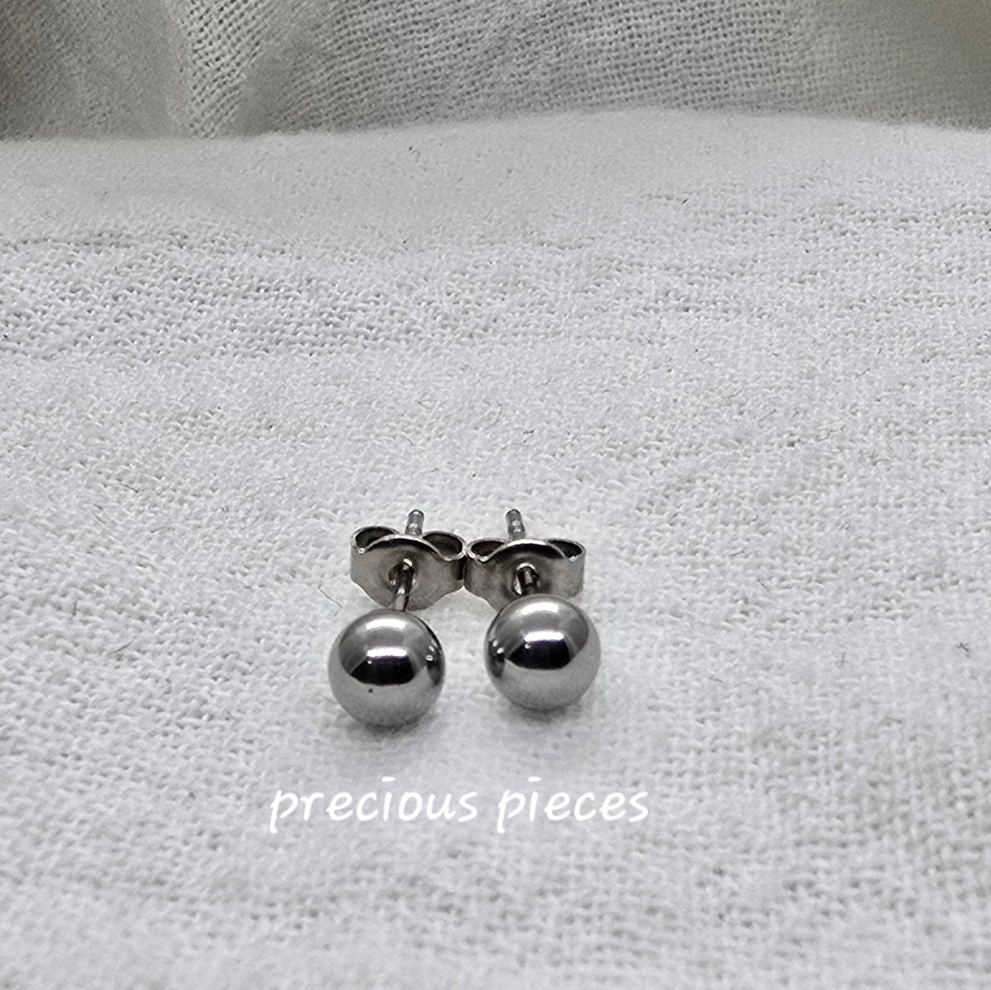 Ball Stud Earrings