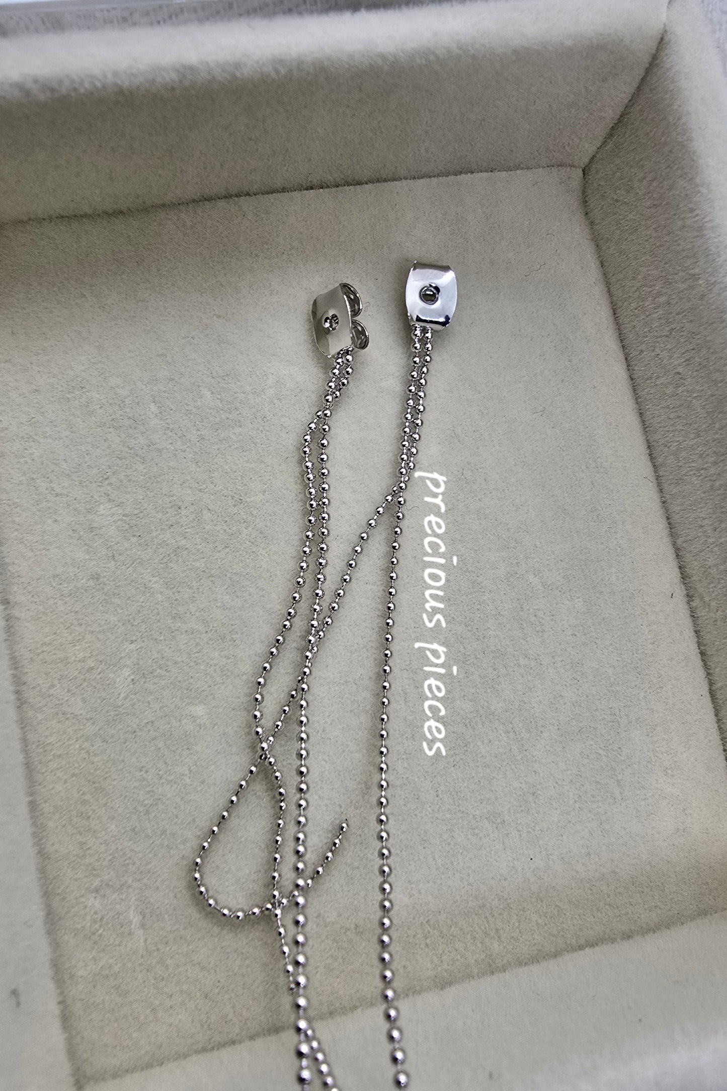 Ear Back with Long Tassel Chain (for earrings)