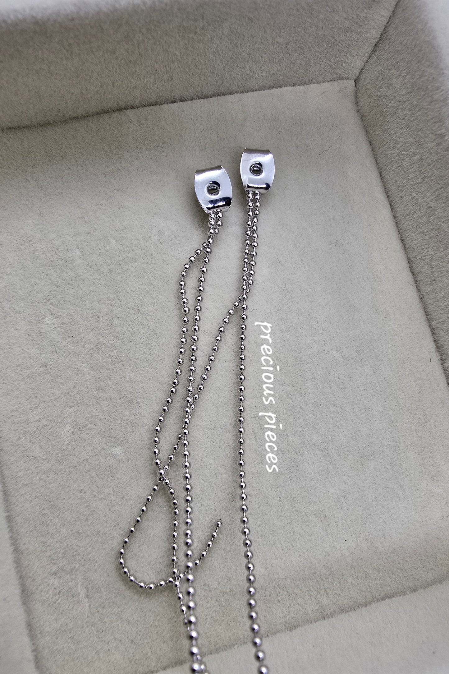 Ear Back with Long Tassel Chain (for earrings)