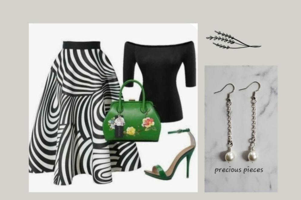 Pearl Chain Earrings