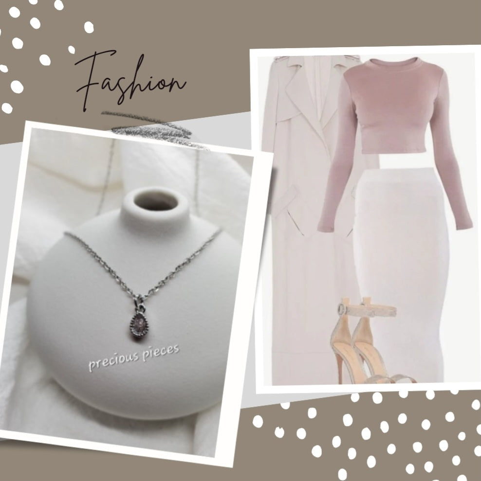 Dainty Teardrop Necklace (click for more colors)