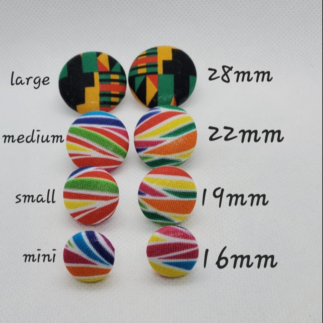 Small Pink with White Polka-dot Valentines Fabric Earrings