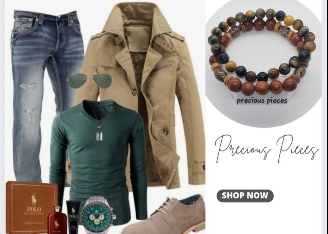 Men's Tiger Eye Beaded Bracelets