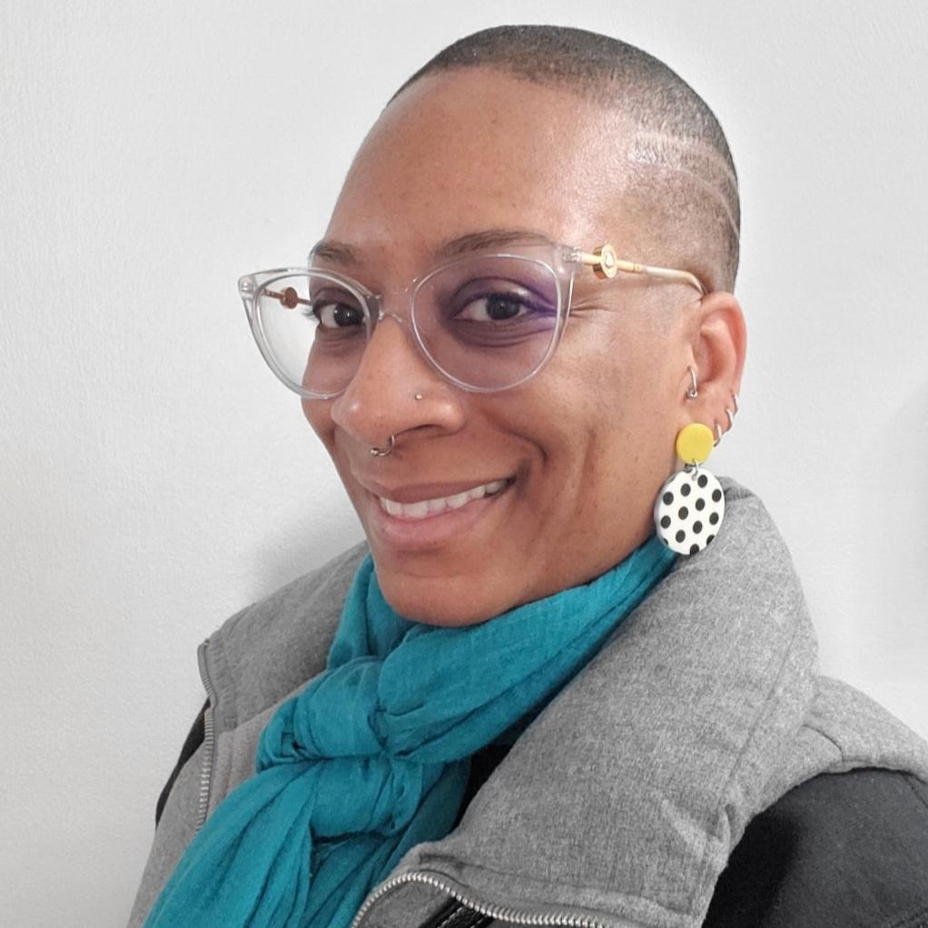 White and Black Polka Dot Earrings