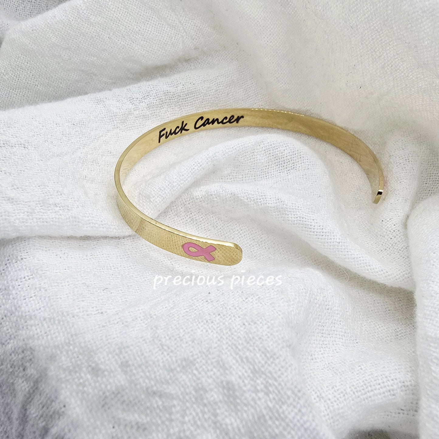 F*ck Cancer Awareness Bracelet
