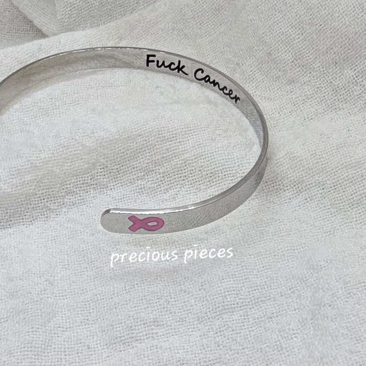 F*ck Cancer Awareness Bracelet