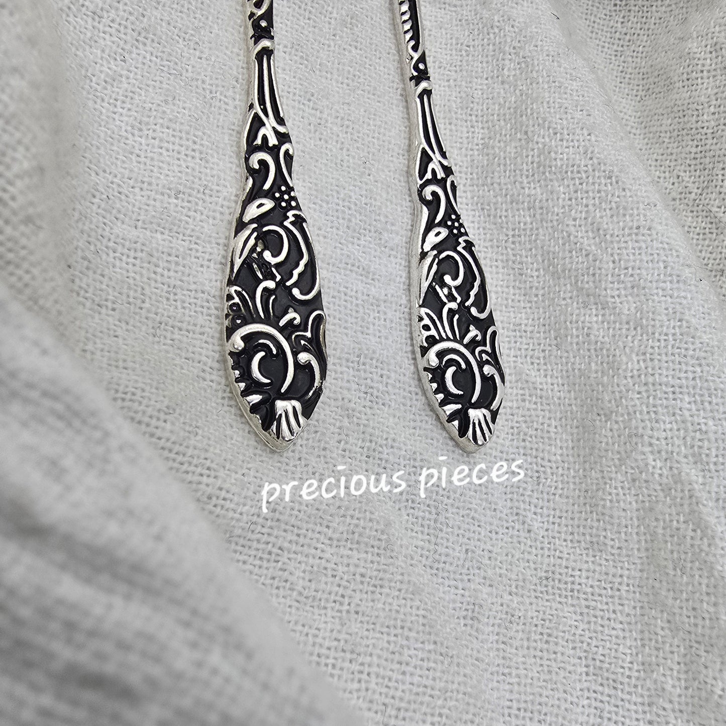 Spoon Handle Dangle Earrings