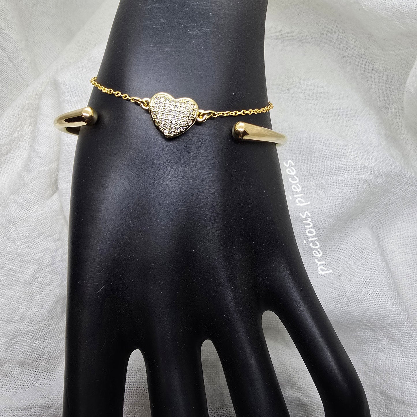 Dainty Heart Bracelets (click for more colors)