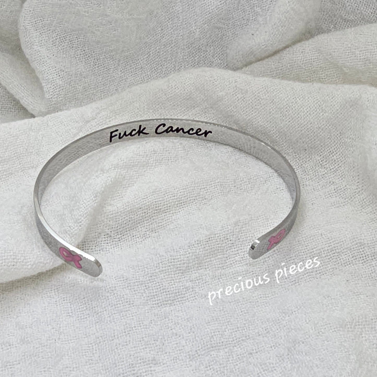 F*ck Cancer Awareness Bracelet