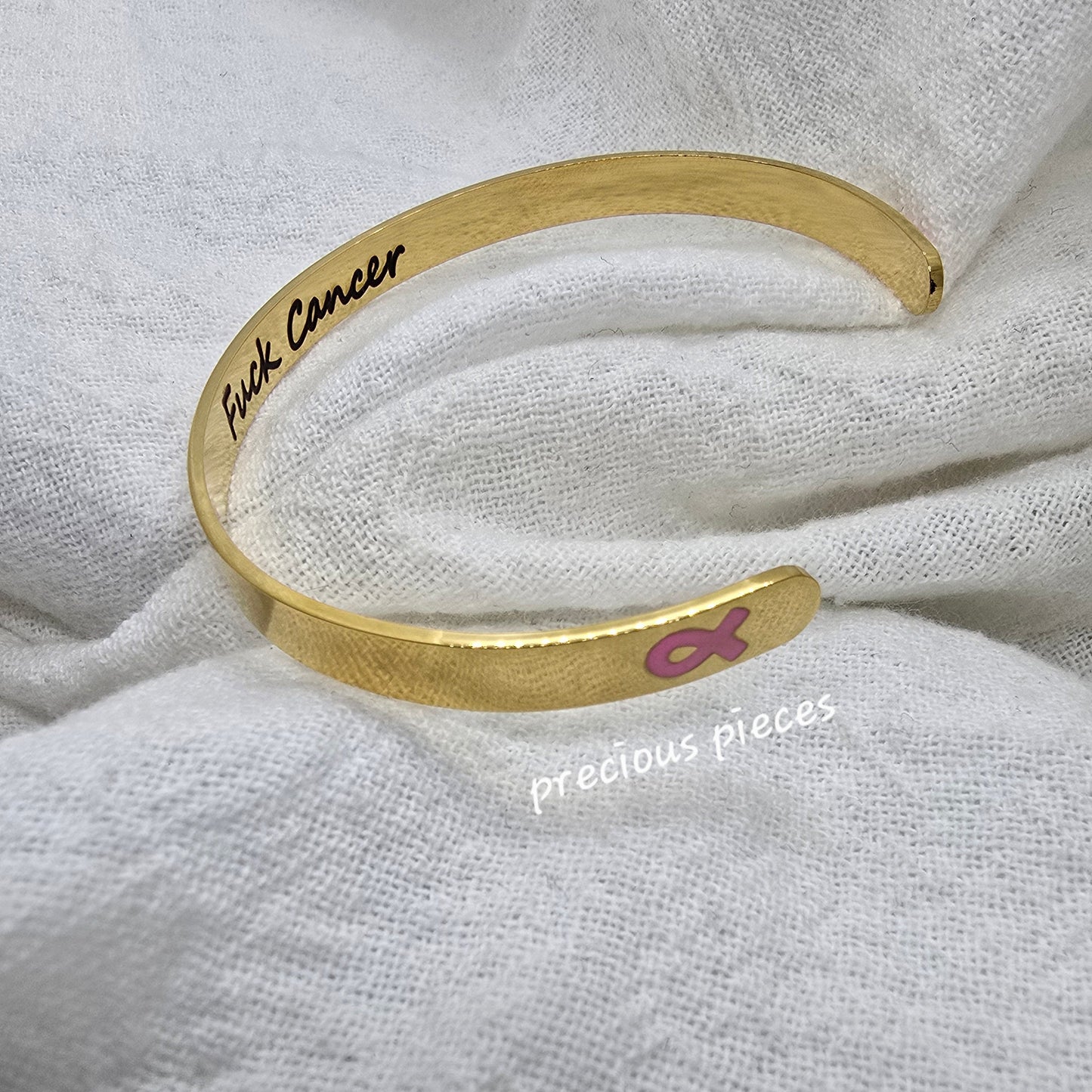 F*ck Cancer Awareness Bracelet