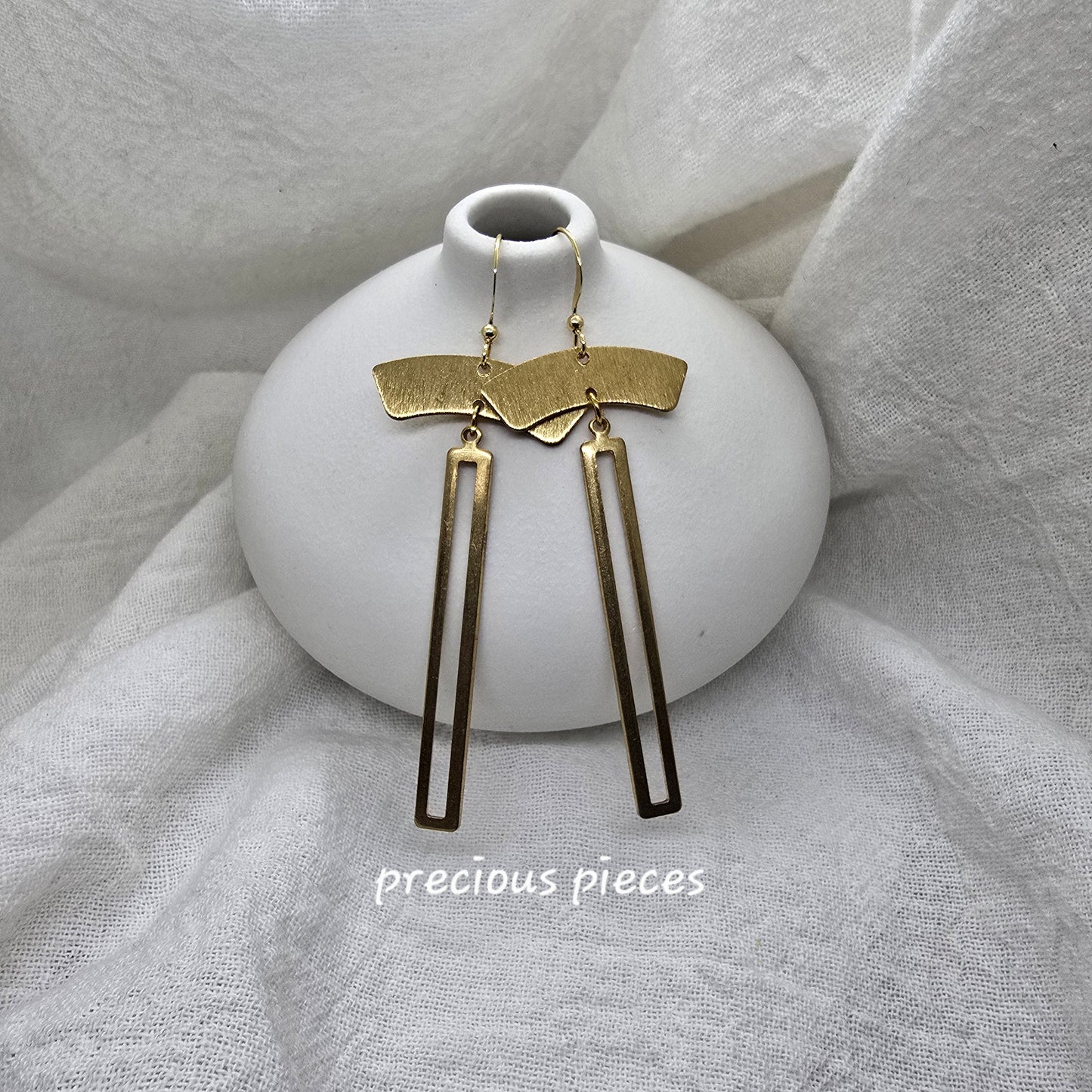 Brass Dangle Earrings