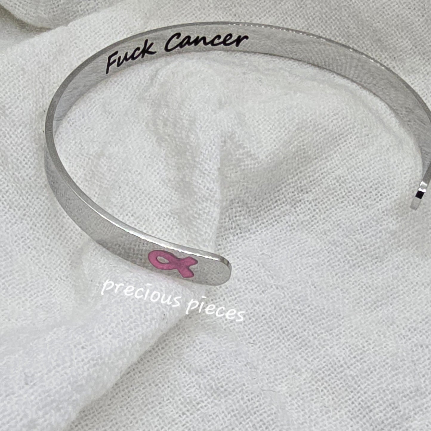 F*ck Cancer Awareness Bracelet