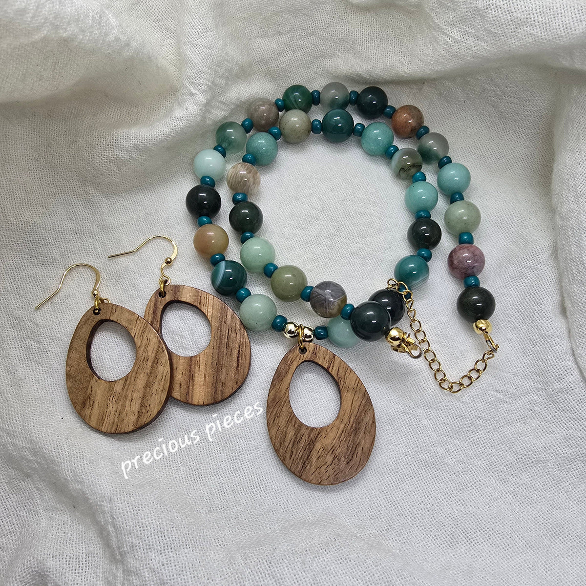 Amazonite Beaded Necklace