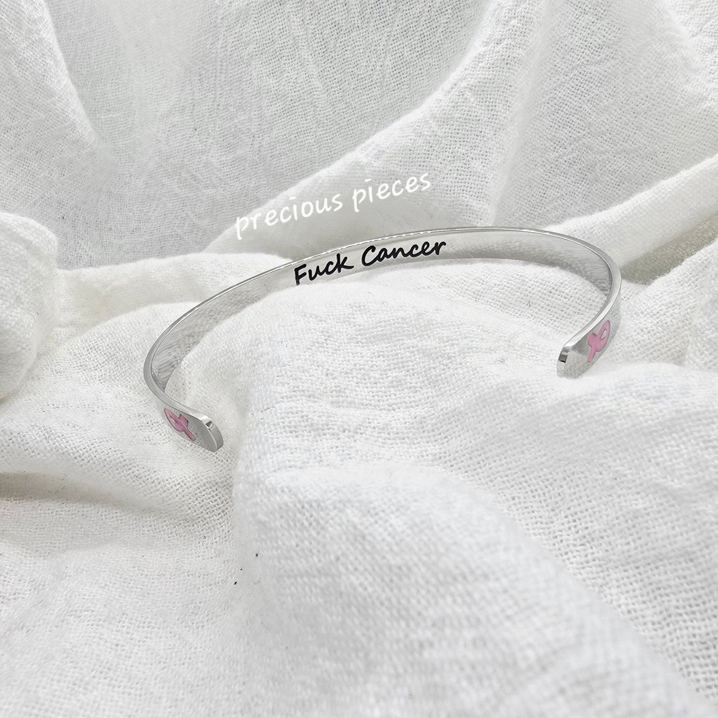 F*ck Cancer Awareness Bracelet