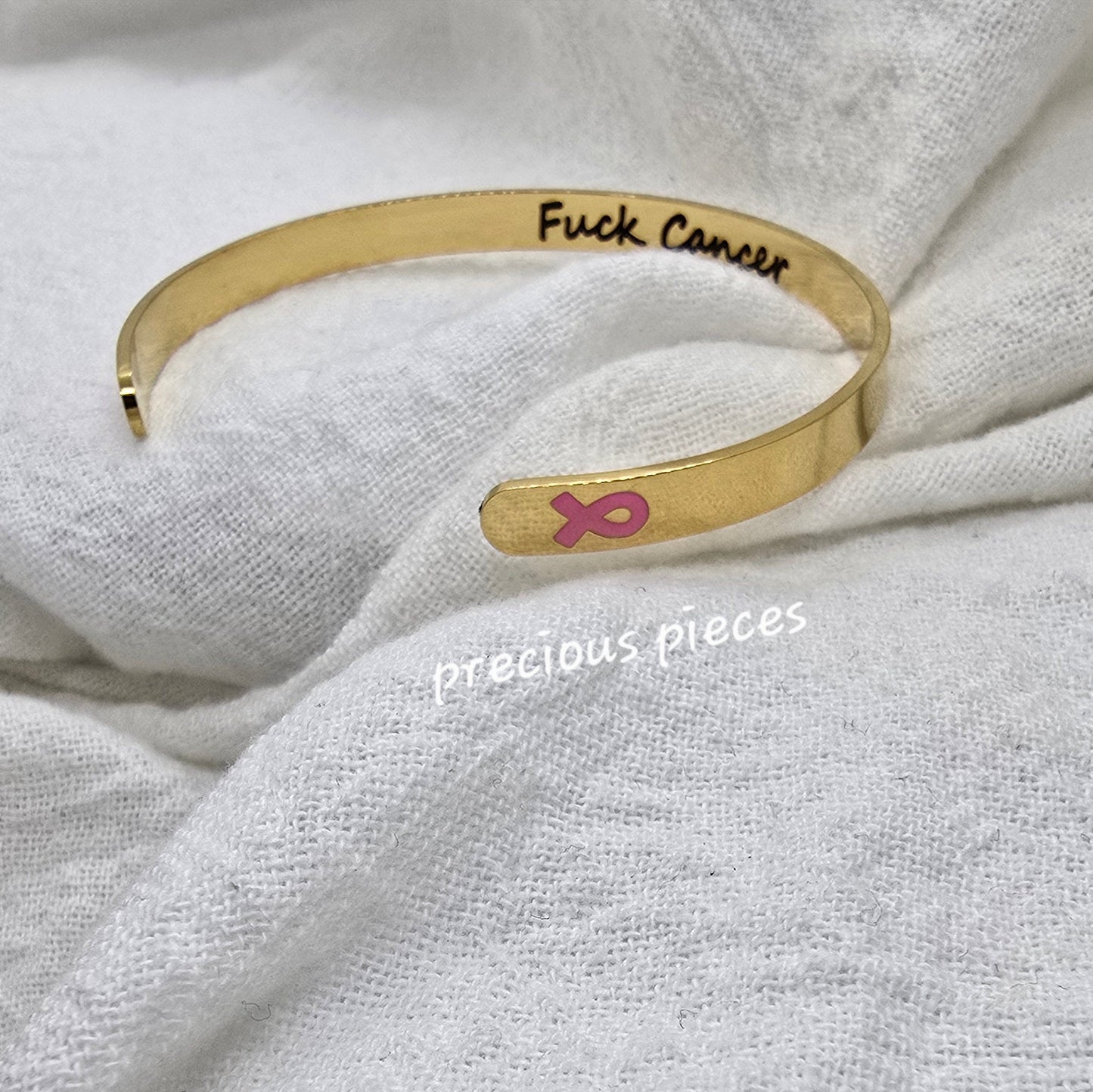 F*ck Cancer Awareness Bracelet