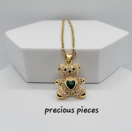 Sweet Love Bear Necklace