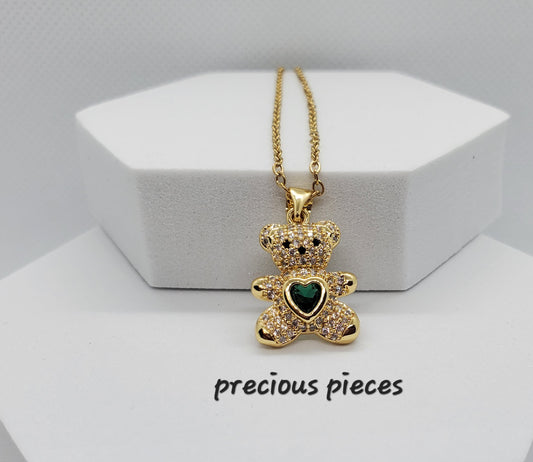 Sweet Love Bear Necklace