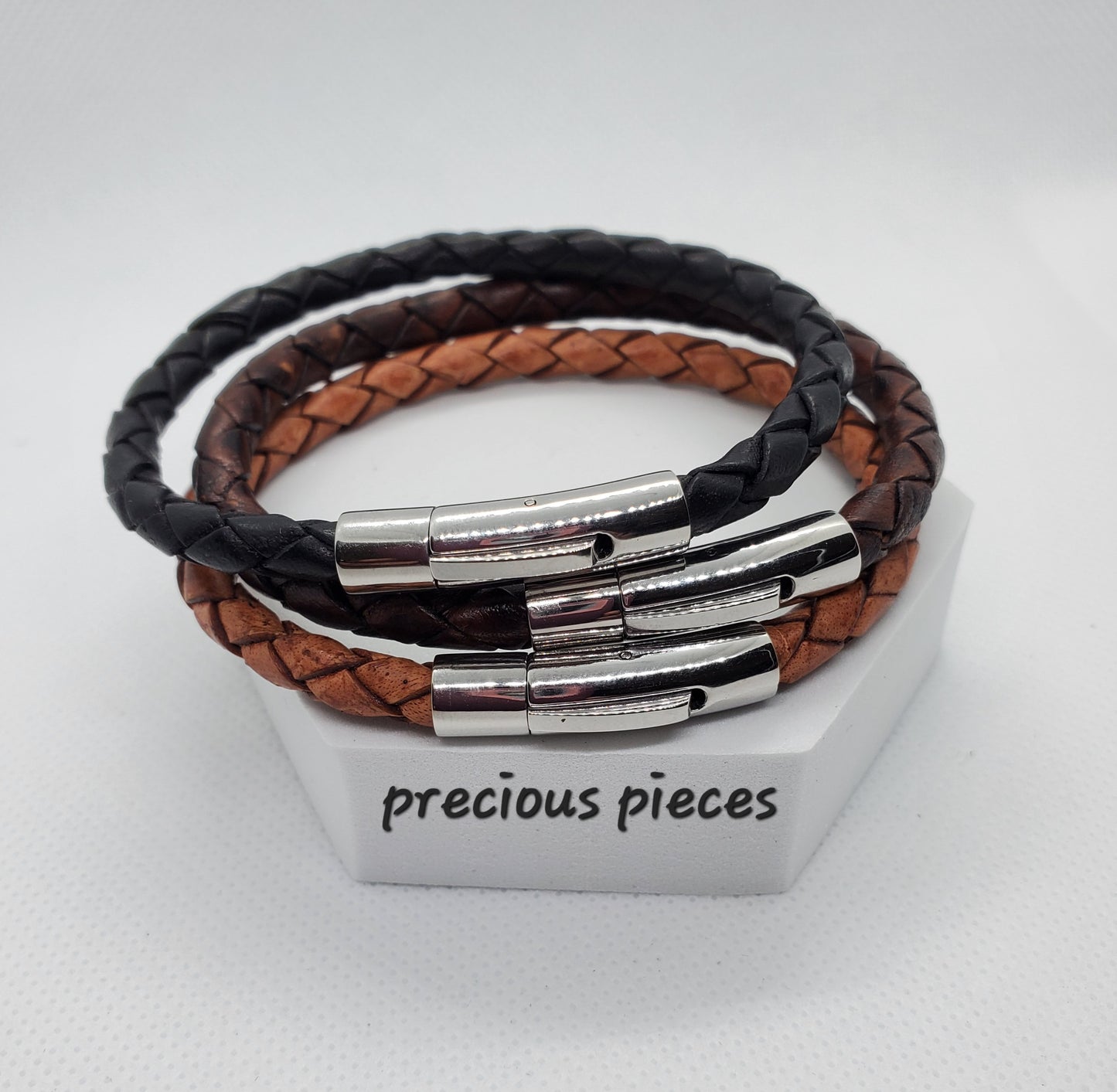 Men's Leather Rope Bracelet