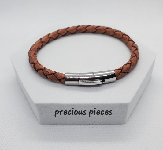 Men's Leather Rope Bracelet