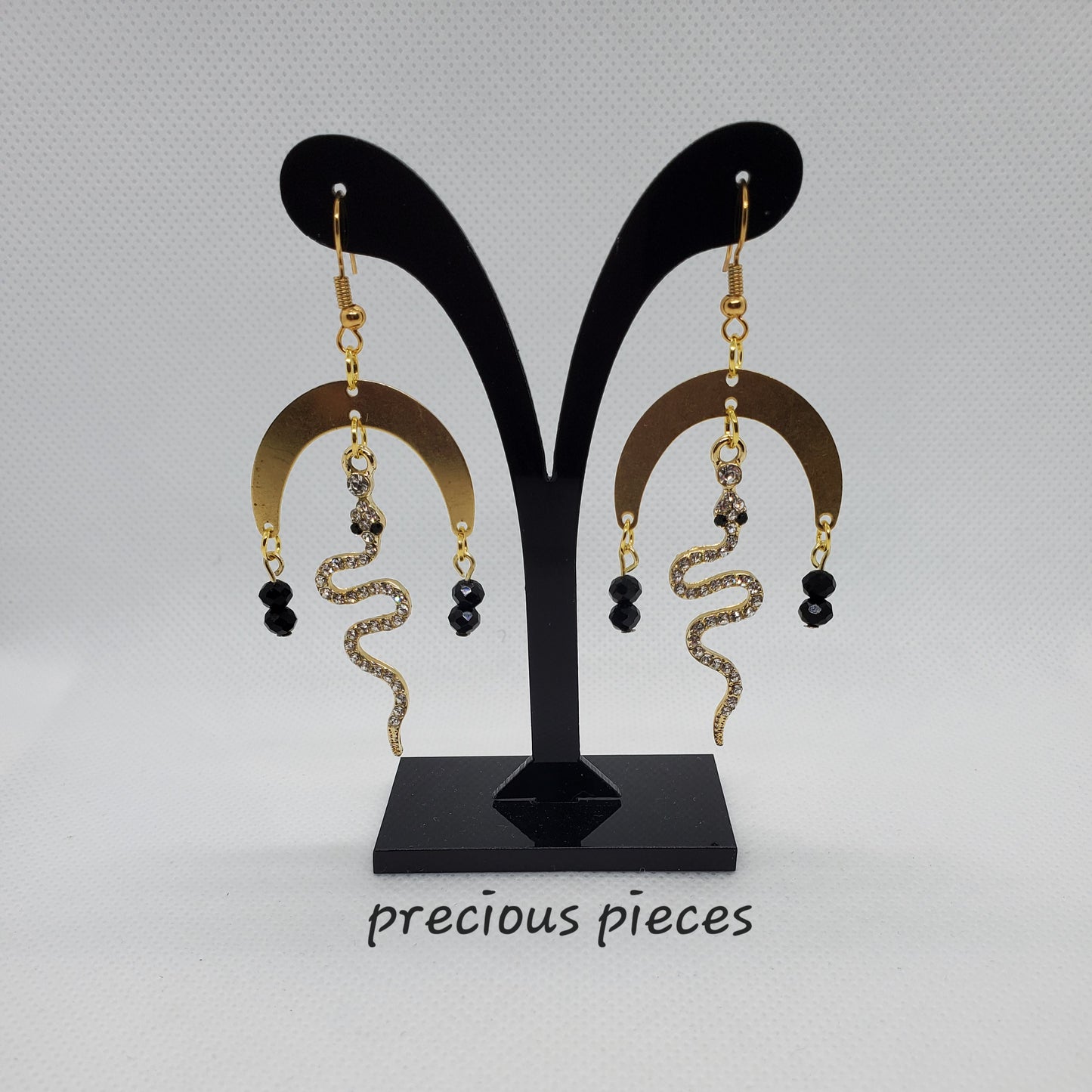 Dangle Snake Earrings